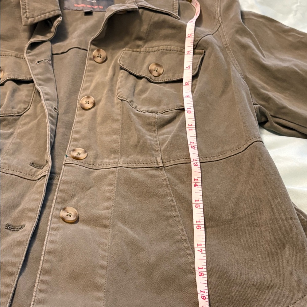 Torrid Olive/Army green soft Jean jacket- size 00!!!